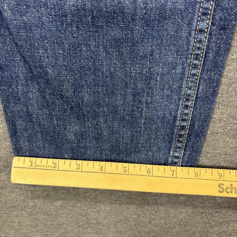 Levis 514 Jeans Mens 31x32 Blue Denim Straight Fit Whiskered Fade Streetwear